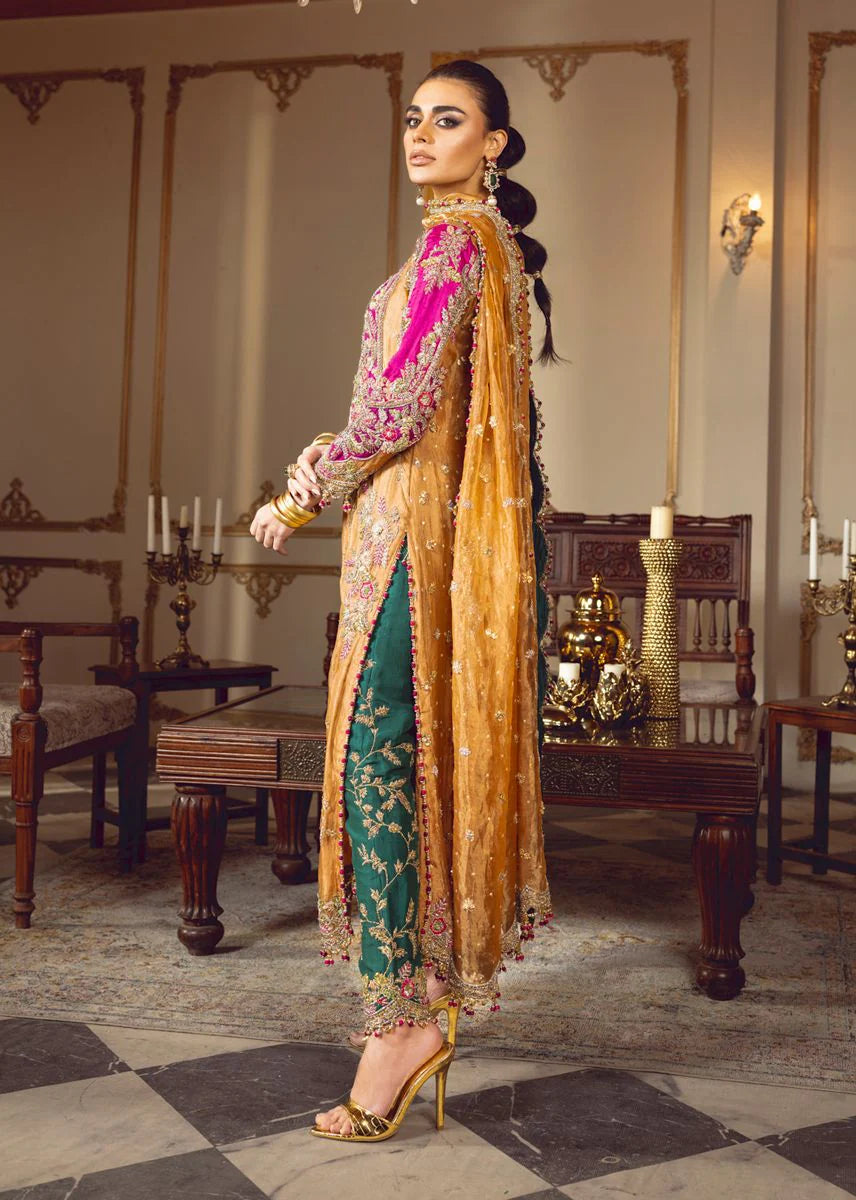 03-Piece Lawa Tissue Embroidered Suit | Ready To Wear