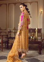 03-Piece Lawa Tissue Embroidered Suit | Ready To Wear