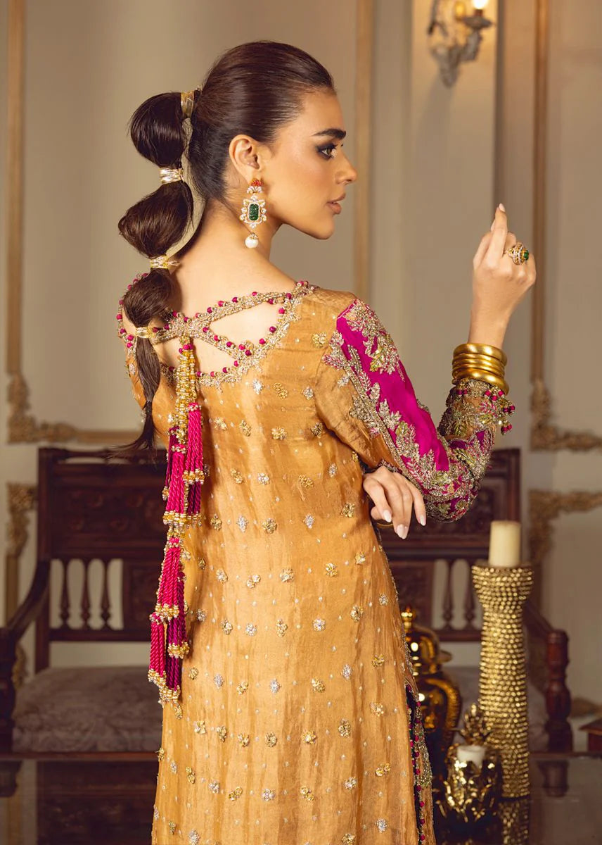 03-Piece Lawa Tissue Embroidered Suit | Ready To Wear