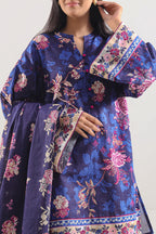 03-Piece Printed Lawn Suit - Ready To Wear