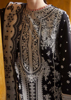 03-Piece Cotton Suit With Embroidery - Ready To Wear