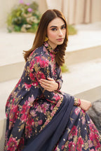03-Piece Printed Lawn Suit ( Maxi Style ) - Ready To Wear