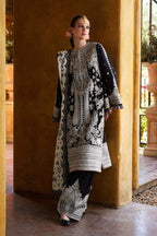 03-Piece Cotton Suit With Embroidery - Ready To Wear