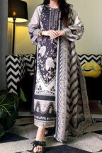 03-Piece Swiss Lawn Suit - Ready To Wear