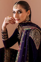 3 Piece Stitched  Valvet Suit - Ready to Wear