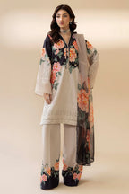 03-Piece Printed Lawn Suit | Ready To Wear