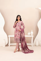 3-Piece Stitched Lawn  Suit