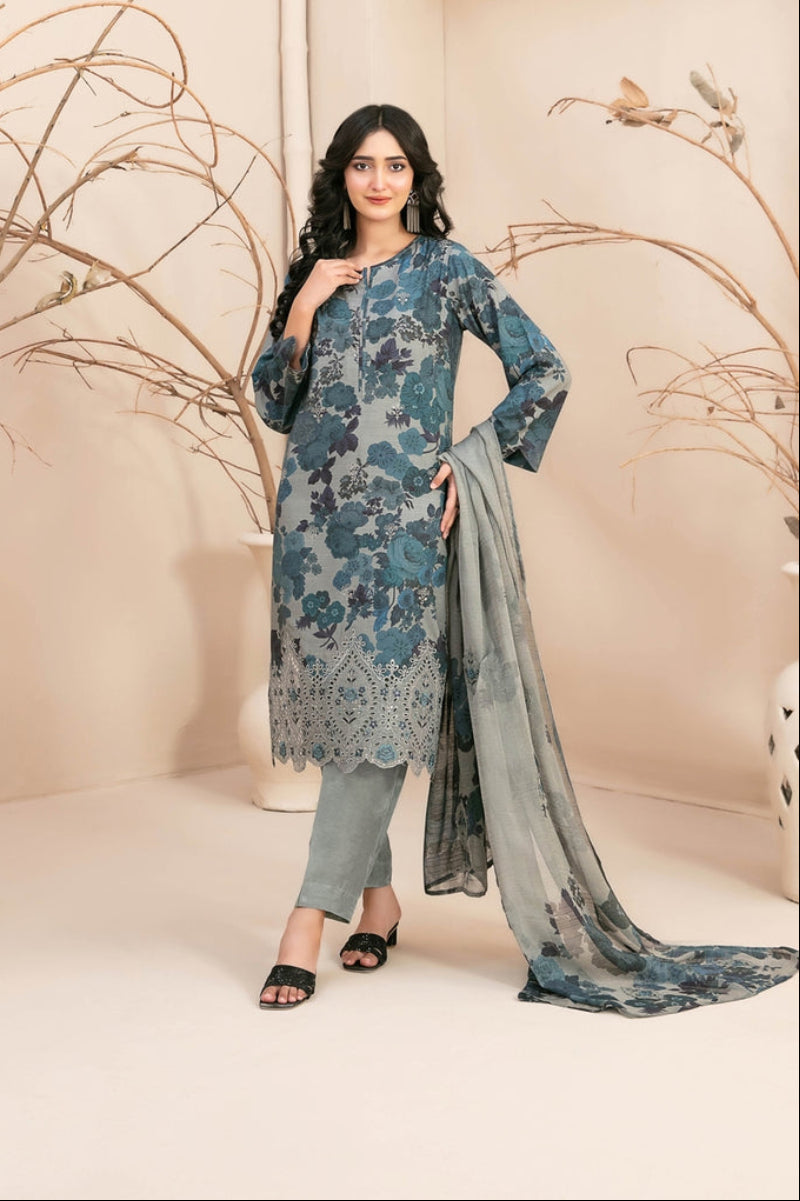 Alvira by Tawakkal Fabrics – Graceful Embroidered Lawn 3-Piece Suit