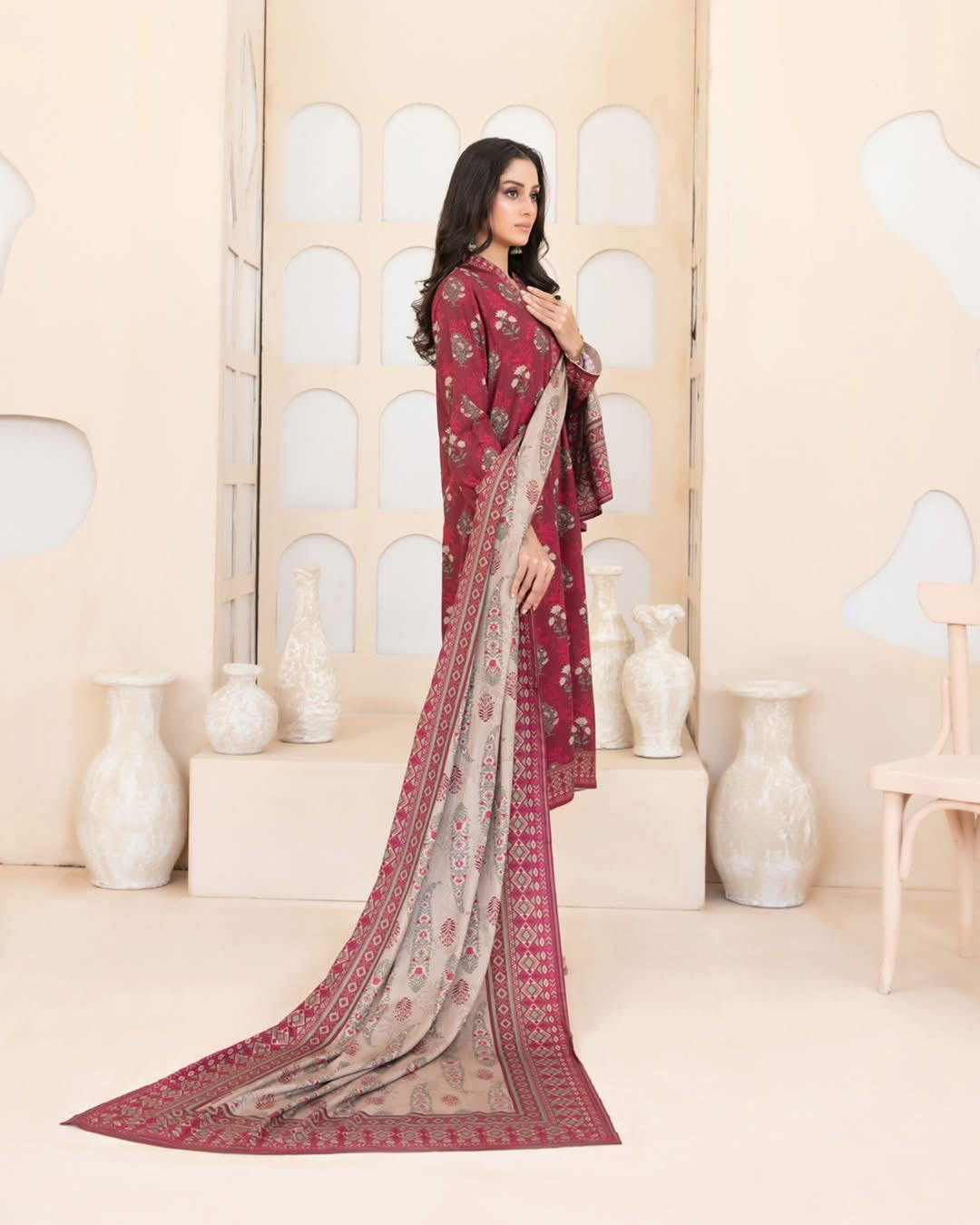 3-Piece Unstitched Digital Printed Staple Collection