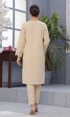02-Piece Lawn Suit With Embroidery - Ready To Wear