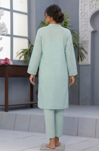 02-Piece Lawn Suit With Embroidery - Ready To Wear