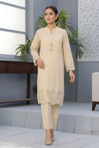 02-Piece Lawn Suit With Embroidery - Ready To Wear