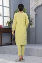 02-Piece Lawn Suit With Embroidery - Ready To Wear