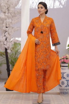 03-Piece Printed Lawn Suit - Ready TO Wear