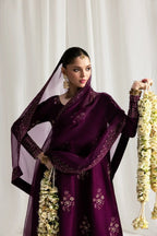 3 Piece Stitched Raw silk   suit - Ready to Wear