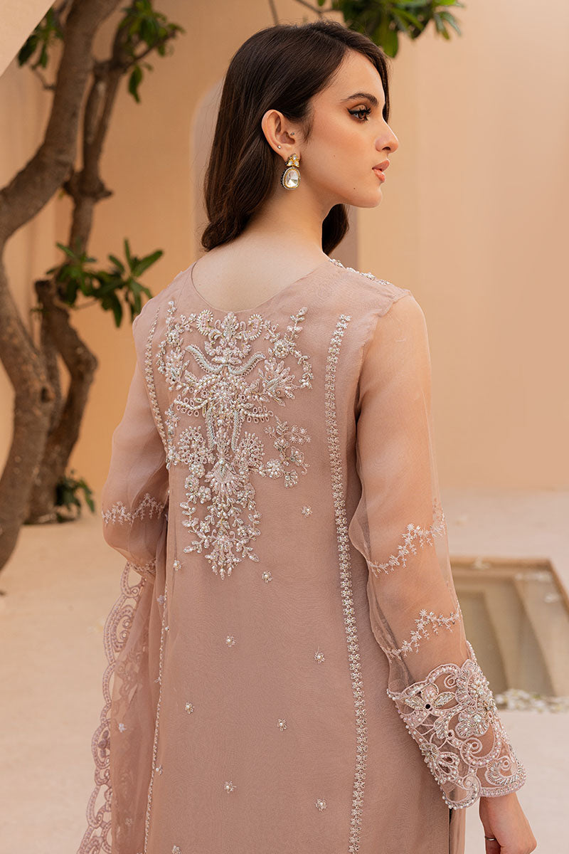 3  Piece Stitched Organza & Raw Silk Suit