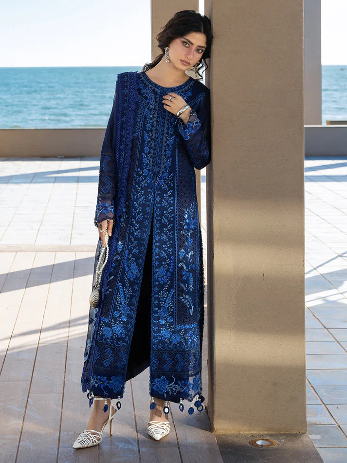 03-Piece Lawn Suit With Embroidery - Ready To Wear