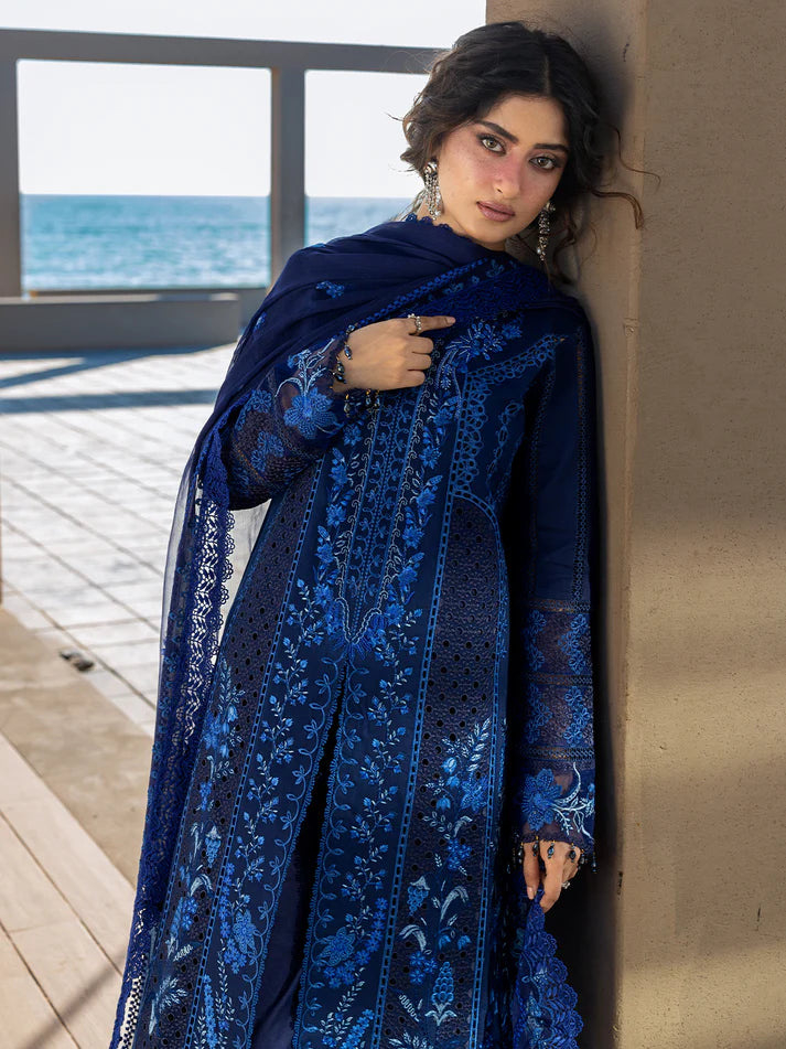 03-Piece Lawn Suit With Embroidery - Ready To Wear