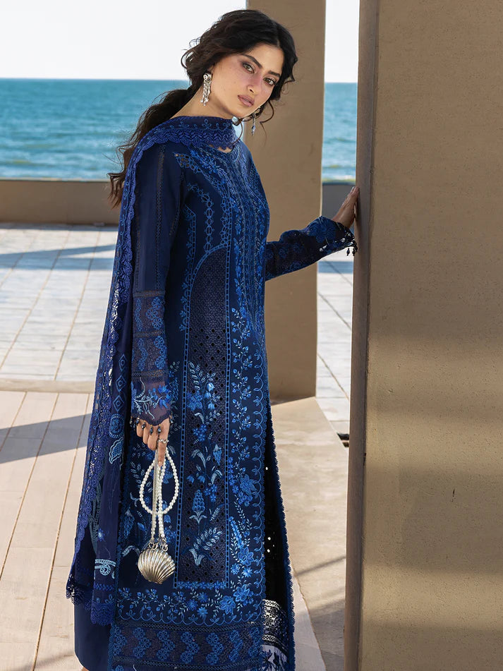 03-Piece Lawn Suit With Embroidery - Ready To Wear