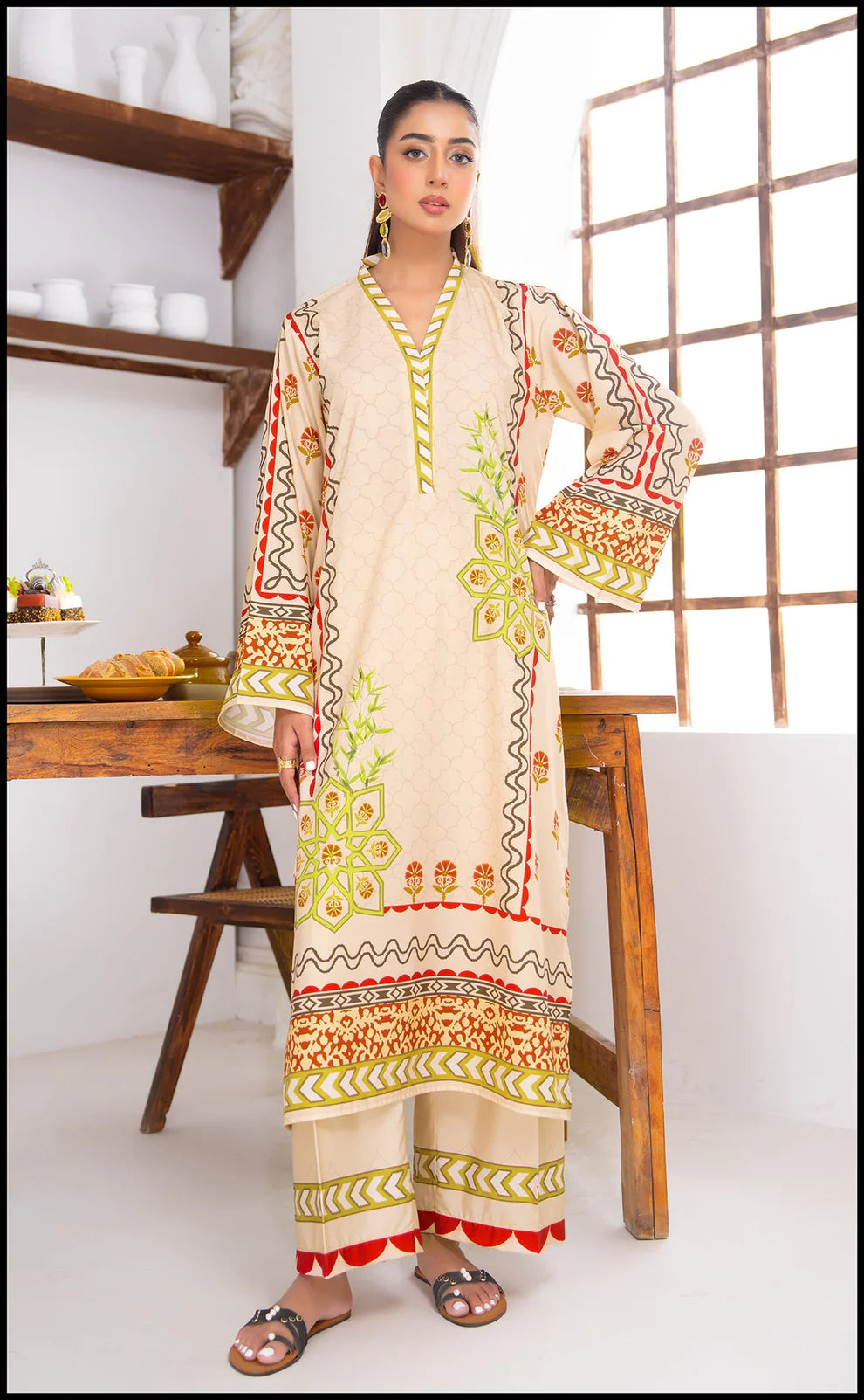 02-Piece Printed lawn Suit - Ready To Wear