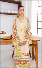 02-Piece Printed lawn Suit - Ready To Wear