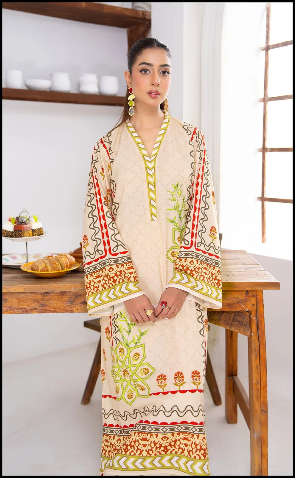 02-Piece Printed lawn Suit - Ready To Wear