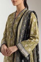 03-Piece Printed Lawn Suit - Ready To Wear