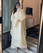 Orignal SADA SLEEK – Cambric Embroidered Suit (Stitched)
