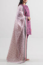 03-Piece Printed Lawn Suit - Ready To Wear