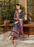 3 Piece  Stitched  Chiffon Suit - Ready to Wear