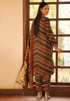 03-Piece Printed Lawn Suit - Ready To Wear