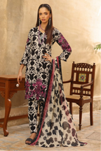 03-Piece Printed Lawn Suit - Ready To Wear