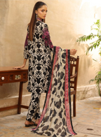 03-Piece Printed Lawn Suit - Ready To Wear