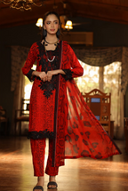 03-Piece Printed Lawn Suit - Ready To Wear