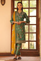 03-Piece Printed Lawn Suit - Ready To Wear
