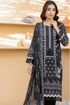 03-Piece Lawn Suit With Embroidery - Ready To Wear