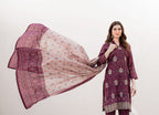 03-Piece Printed Lawn Sit - Ready To Wear
