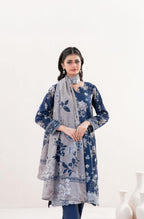 03-Piece Printed Lawn Sit - Ready To Wear