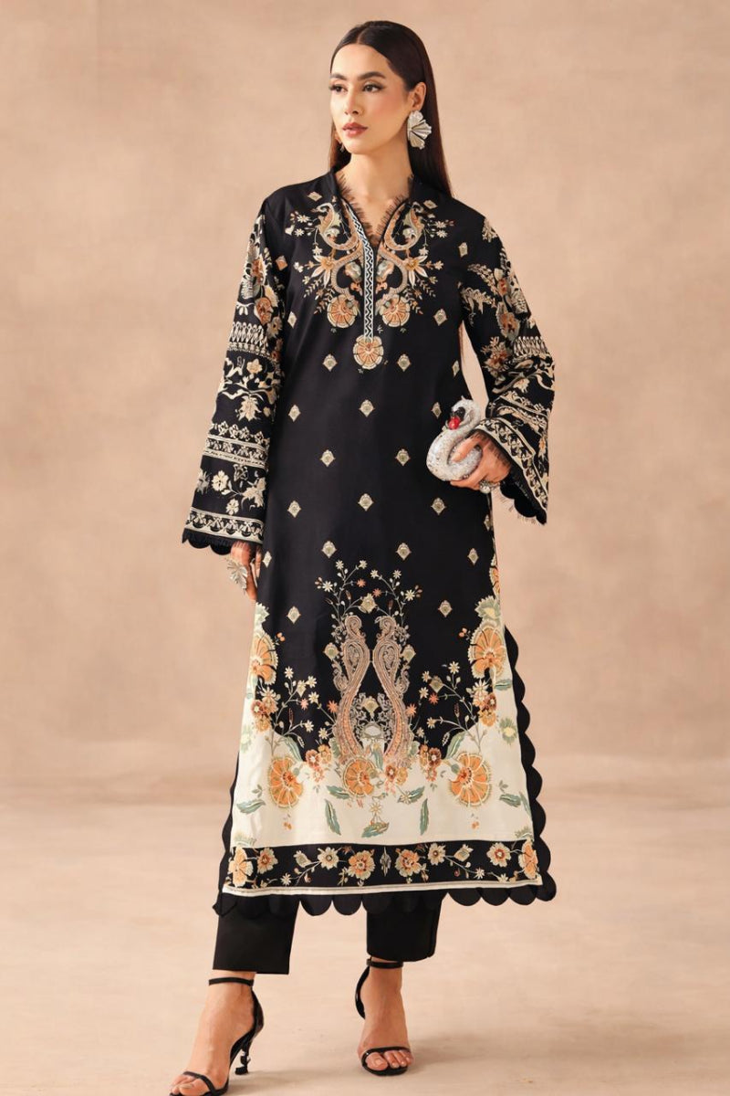 02-Piece Printed Lawn Suit - Ready To Wear