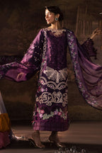 03-Piece Cotton Suit With Embroidery - Ready To Wear