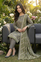 03-Piece Printed Lawn Suit | Ready To Wear