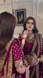 03-Piece Chiffon Suit With Adda Work Embroidery | Ready To Wear