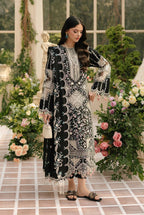 Noir Geometric Cutwork - Embroidered Lawn Suit | Ready To Wear