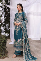 03-Piece Heavy Embroidered Chikankari Suit | Ready To Wear