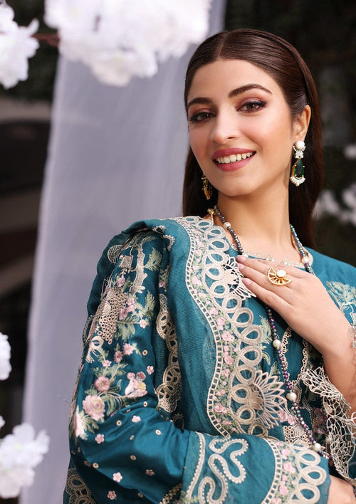 03-Piece Embroidered Chikankari Suit | Raedy To Waer