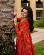 03-Piece Lawn Suit With Chiffon Dupatta | Ready To Wear