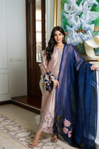 03-Piece Lawn Suit With Chiffon Dupatta | Ready To Wear