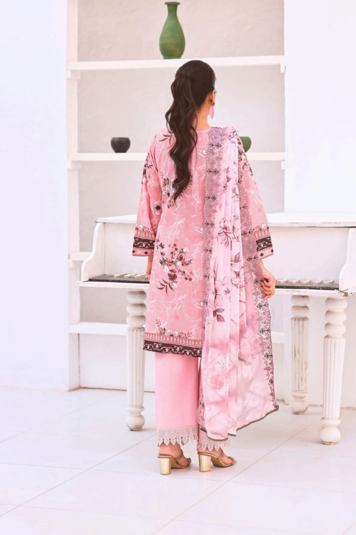 03-Piece Chikankari Suit - Ready To Wear