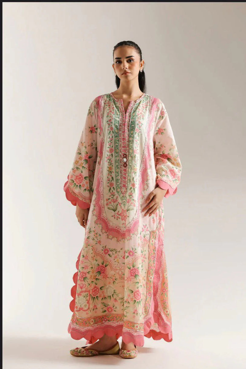 02-Piece Printed Lawn Suit - Ready To Wear