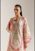 02-Piece Printed Lawn Suit - Ready To Wear